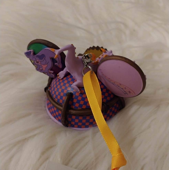 💜FIRM! NWT DISNEY PARKS EPCOT FIGMENT HAND PAINTED EAR HAT ORNAMENT (LAST AND F - Picture 6 of 8